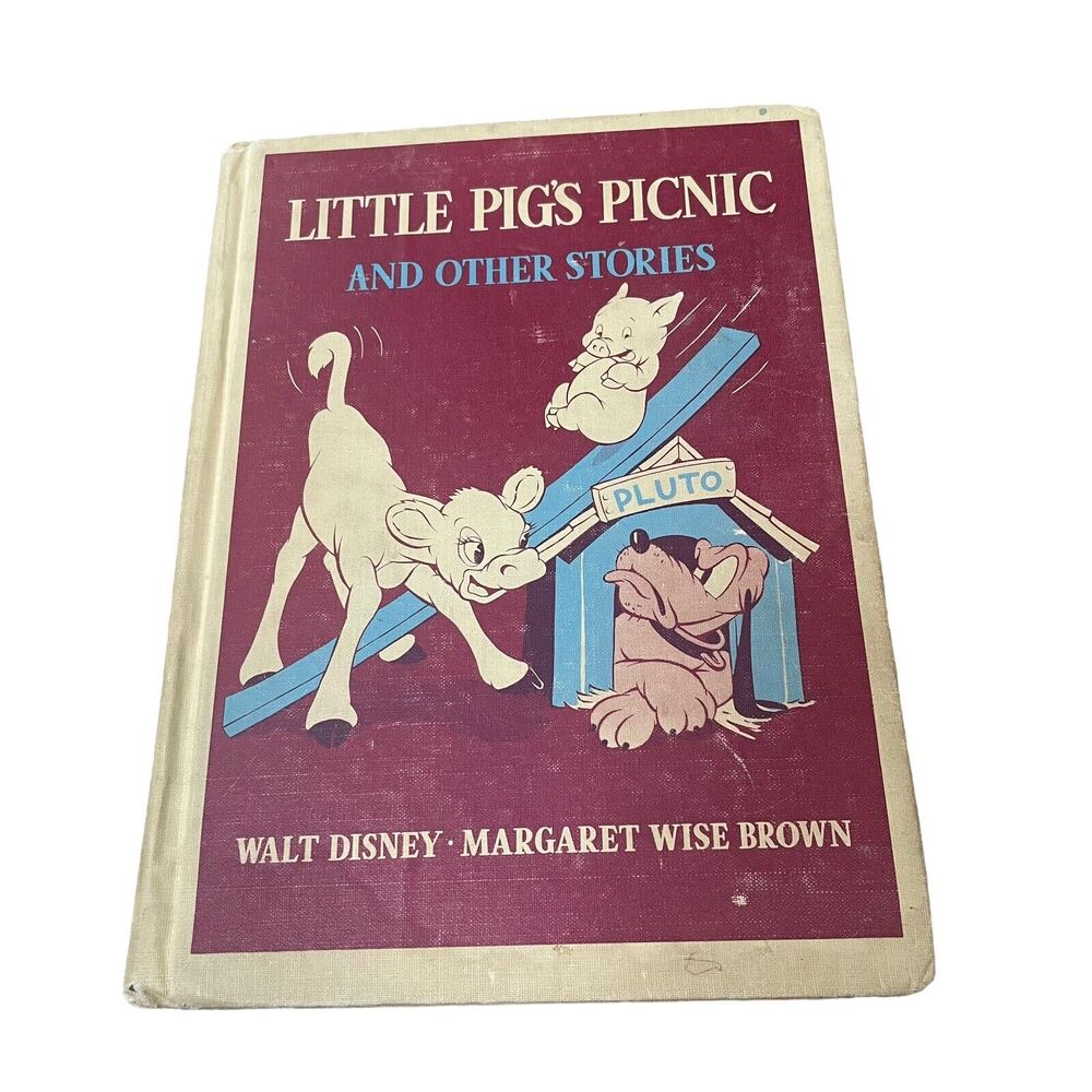 Little Pig's Picnic and Other Stories Vintage 1939 Disney Margaret Wise Brown